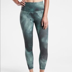Athleta Women’s‎ Elevation Printed 7/8 Tight Green Marble NWT 3X active workout